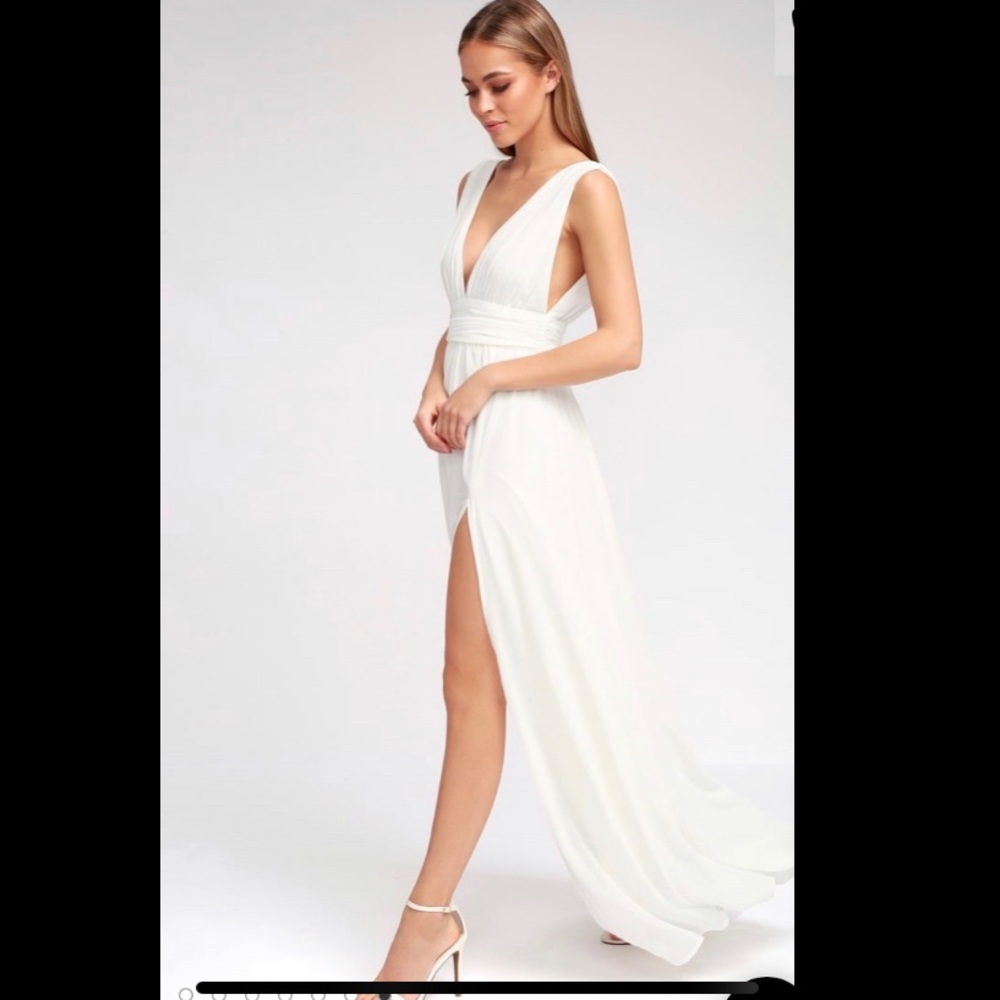 White dress from Lulu’s